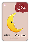 Arabic flash card