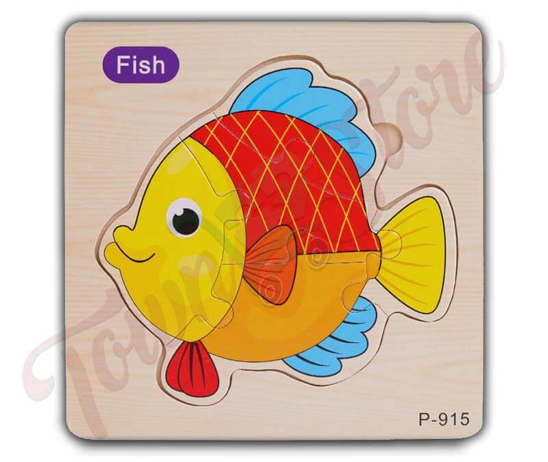 fish wood puzzle