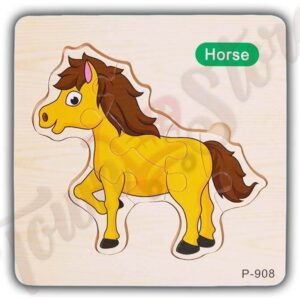 horse wood puzzle