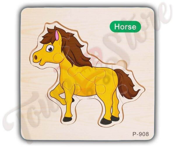 horse wood puzzle