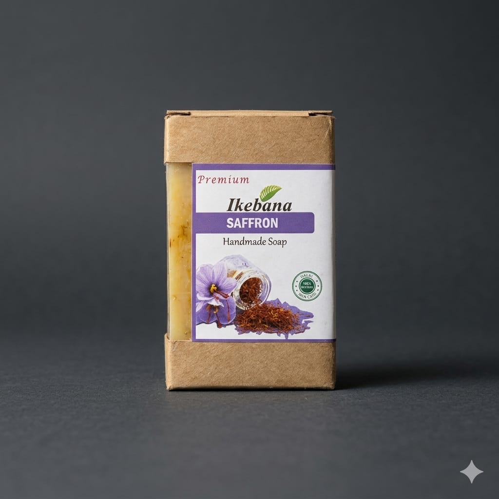Ikebana Saffron Soap 90gm